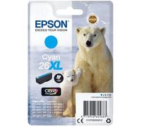 Epson Polar Bear 26XL Cyan Ink Cartridge, Cyan