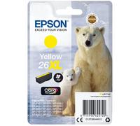 Epson Polar Bear 26XL Yellow Ink Cartridge, Yellow