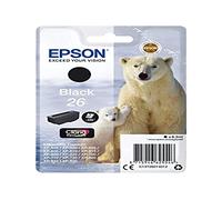 EPSON 26 ink cartridge black standard capacity 6.2ml 220 pages 1-pack RF-AM blister