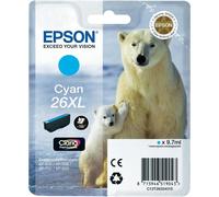 EPSON 26XL ink cartridge cyan high capacity 9.7ml 700 pages 1-pack RF-AM blister