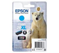 Epson Polar bear Singlepack Cyan 26XL Claria Premium Ink