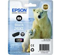 Epson Polar bear Singlepack Photo Black 26XL Claria Premium Ink
