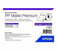 Epson PP Matte Label Premium, Die-cut Roll, 102mm x 76mm, 365 Labels
