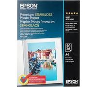 Epson Premium A4 Semi-Gloss Photo Paper 20 Sheets 251g/m² for Printers
