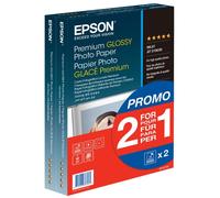 Epson Premium Glossy Photo Paper - 10x15cm - 2x 40 Sheets