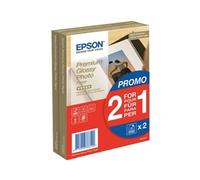 Epson Premium Glossy Photo Paper - 10x15cm - 2x 40 Sheets