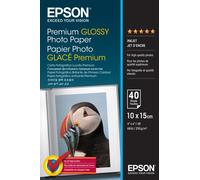 Epson Premium Glossy Photo Paper - 10x15cm - 40 Sheets