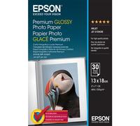 Epson Premium Glossy Photo Paper - 13x18cm - 30 Sheets Premium-gloss 255 g/m White 30 sheets - SureColor SC-T7200D-PS - SureColor SC-T7200D - SureColor SC-T7200-PS - SureColor SC-T7200 -... 130 mm