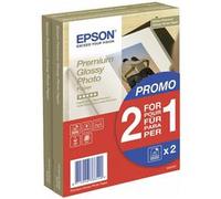 Epson Premium Glossy Photo Paper - 10x15cm - 2x 40 Sheets