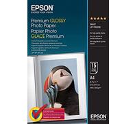 Epson Premium Glossy Photo Paper A4 15 Sheets x2