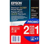 Epson Premium Glossy Photo Paper - 10x15cm - 2x 40 Sheets