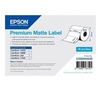 Epson Premium Matte Label Continuous Roll: 102Mm X 35M. Finish Type: Matte Print