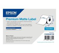 Epson Premium Matte Label, Continuous Roll 203mm x 60m BOX OF 4 (C33S045739)