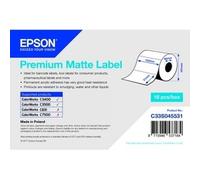 Epson Premium Matte Label Die-Cut Roll: 102Mm X 51Mm 650 Labels. Print Technolog