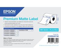 Epson Premium Matte Label - Die-Cut Roll: 105mm x 210mm, 282 labels