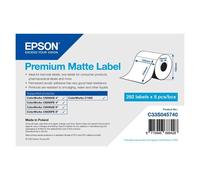 Epson Premium Matte Label - Die-Cut Roll: 282 labels BOX OF 8 ROLLS (C33S045740)