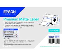 Epson Premium Matte Labels - 102 x 51 mm - 650 Pieces)