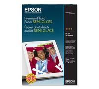 Epson Premium Photo Paper SEMI-GLOSS (13x19 Inches 20 Sheets) (S041327) White