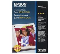 Epson Premium Photo Paper SEMI-Gloss (4x6 Inches, 40 Sheets) (S041982)