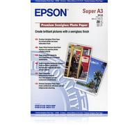 Epson Premium Semigloss Photo Paper, DIN A3+, 250g, 20 Sheets - Photographic Reproduction - Resin Coated