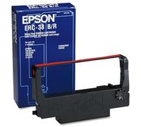 Epson Ribbon ERC-38 for TM300A 300B, Black/Red, Genuine