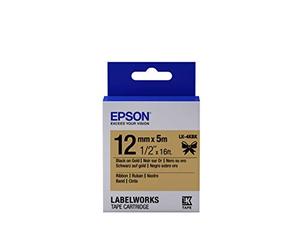 EPSON Ribbon LK-4KBK Satin Gold/Black