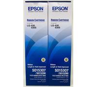 Epson S015307 Original Black Ribbon for Epson LQ-630/LQ-630S ( X 2 pieces)