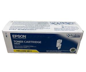 EPSON S050611 0611 Original Yellow Toner Aculaser C1700/C1750/CX17NF [A Box]
