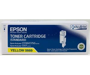 Epson S050669 0669 Original Yellow Toner Aculaser C1700/C1750/CX17NF [A Box]