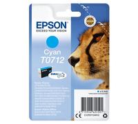 Epson T0712 Cheetah Cyan, Genuine, DURABrite Ultra Ink