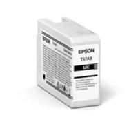 Epson Singlepack Matte Black T47A8 UltraChrome Pro 10 ink 50ml. Cartridge capacity: Standard Yield Black ink volume: 50 ml Supply type: Single pack Printing colours: Black Quantity per pack: 1 pc(s)