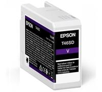 Epson Singlepack Violet T46SD UltraChrome Pro 10 ink 25ml. Colour ink type: Pigment-based ink Cartridge capacity: Standard Yield Supply type: Single pack Colour ink volume: 25 ml Printing colours: Vio