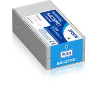 Genuine BOXED Epson Ink - SJIC22P (C) CYAN/ TM-C3500 BestBefore March 2024