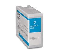 Epson SJIC36P-C Cyan Ink Cartridge (Original) for Colorworks C6000 & C6500 - Part Number CMK-C13T44C240