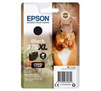 EPSON Singlepack Black 378XL Squirrel Clara Photo HD Ink