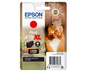 Epson Squirrel Singlepack Red 478XL Claria Photo HD Ink