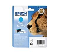 Epson Stylus DX 4000 (T0712 / C 13 T 07124011) - original - Ink cartridge cyan - 345 Pages - 5,5ml