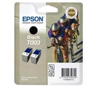 Epson T003 Black Original Ink Cartridge Twin Pack (Cyclist) (T003011)