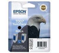 Epson T00740210 Original Epson T007 Twin Pack Black Ink Cartridges C13T007402