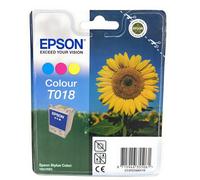 Epson T018401 Original Epson T018 Color Ink Cartridge