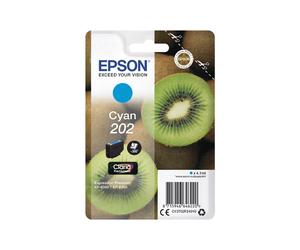 Epson T02F240 Original Epson 202 Cyan Ink Cartridge - T02F2 Kiwi Inkjet Printer Cartridge