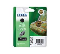 Epson T0341 Stylus Photo Printer Original Ink inkjet Print Cartridge Photo, Black, Genuine, Amazon Dash Replenishment Ready