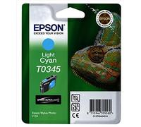 Epson T0345 Original Light Cyan Ink Cart, Genuine, Amazon Dash Replenishment Ready