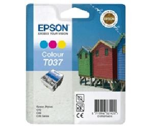 Epson T03704010 Original Epson T037 Color Ink Cartridge