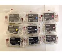 Epson T059 Ink Cartridges Original T0591/T0592/T0593/T0594/T0595/T0596/T0597/T0598/T0599 Stylus Photo R 2400