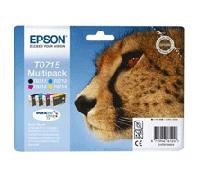 Epson T061 Quad Pack Print cartridge / paper kit - 1 Black, yellow, cyan, magenta