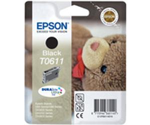 Epson T061140 Original Epson T0611 DuraBrite Ultra Black Ink Cartridge