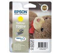 Epson T0614 Inkjet Cartridge Teddybear Page Life 250-420pp Yellow Ref C13T06144010