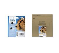 Epson T0711 - Print cartridge - 1 x black and Epson Cheetah T0715 DURABrite 4 Colour Ultra Ink Easy Mail Pack Cartridges