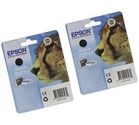 Epson Giraffe Twinpack Black T0711H DURABrite Ultra Ink